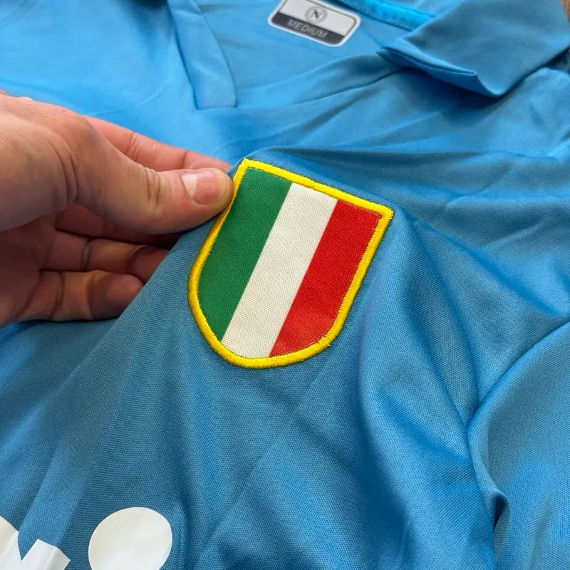 Camiseta Retro Napoli 80s Maradona #10 – Réplica Importada Premium